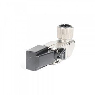 Фото Конектор кутовий RJ45, STP, cat.6A для встановлення в польових умовах Corning CAXASS-00100-C002 &ndash; купити з доставкою по Україні в інтернет-магазині Net-server
