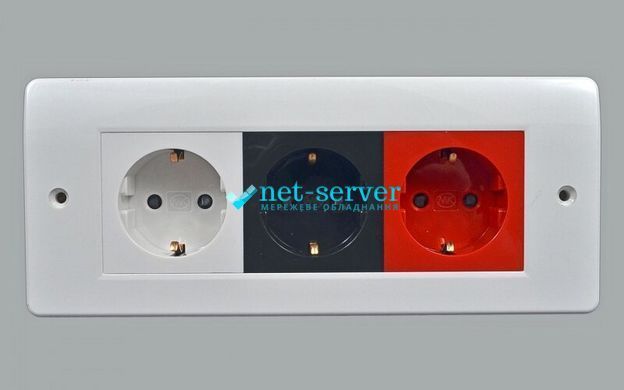 Photo of Single electrical module, 220V, 50x50 mm, white, MK K5831WHI &ndash; buy online with delivery across Ukraine at Net-server