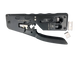 Обтискний інструмент для конекторів прохідного типу  RJ45/RJ12 з резаком та кільцевим затискачем NET-HT-002TB