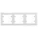 Photo of Frame 3 posts horizontal Lumina-Soul, white Hager WL5230 &ndash; buy online with delivery across Ukraine at Net-server