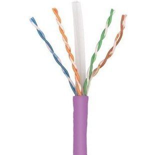Фото Кабель витая пара UTP cat.5e, LSZH, 24AWG, 305м, фиолетовый Kingda KDUT8001-LSZH &ndash; купить с доставкой по Украине в интернет-магазине Net-server