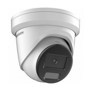 Фото IP-відеокамера 2 Мп Hikvision DS-2CD2327G2-LU (C) (4 мм) ColorVu з мікрофоном для відеоспостереження &ndash; купити з доставкою по Україні в інтернет-магазині Net-server