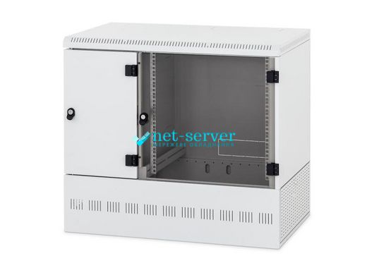 Настінна серверна шафа 19" трьохсекційна 12U+3U, 745x900x540мм (В*Ш*Г) зібраний, сіра, Triton RFA-12-A95-CAX-A13