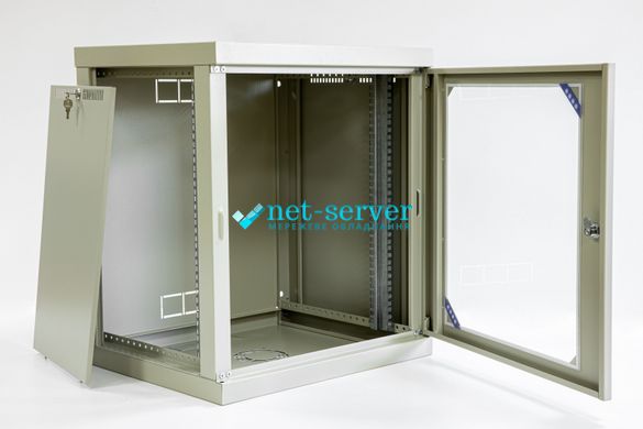 Шкаф серверный настенный 19" 12U, 647x570x450мм (В*Ш*Г) 1245-А-ШН