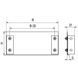 Plate DKC TC/RRC/RRD/RRS 200x100 mm, Sendzimir hot-dip galvanized