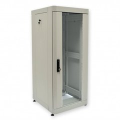 Floor-standing server cabinet 19", 42U, 800x1055mm (W*D), knockdown, gray, UA-MGSE42810G