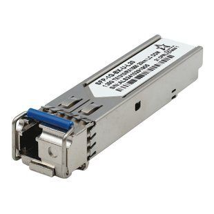 Фото Оптический SFP-модуль 1G 1000BASE-BX WDM, 1SM, LC, 20 км, TX1310/RX1550 нм, DDM, ALISTAR SFP-1G-BX-U-L20 &ndash; купить с доставкой по Украине в интернет-магазине Net-server