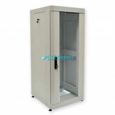Floor-standing server cabinet 19", 42U, 800x1055mm (W*D), knockdown, gray, UA-MGSE42810G