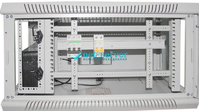 Server wall cabinet 19" 12U, 647x700x450mm (H*W*D) Wallmount Lite 12U-450-700-P-ShN