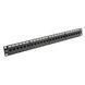 Network patch panel 19", 24 ports, 1U, cat.6, UTP, EPNew 6PLH-240BK