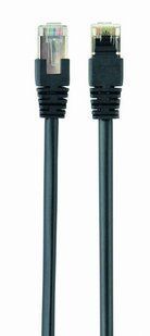 Photo of Patch cord FTP Cat.6 Cablexpert 2 m, molded, shielded network cable RJ-45 8P8C, connectors 50u" with lock, black, PP6-2M/BK &ndash; buy online with delivery across Ukraine at Net-server