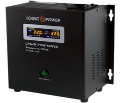Источники бесперебойного питания (ИБП) Logicpower LPA-W-PSW-500VA(350Вт)2A/5A/10A с правильной синусоидой 12В