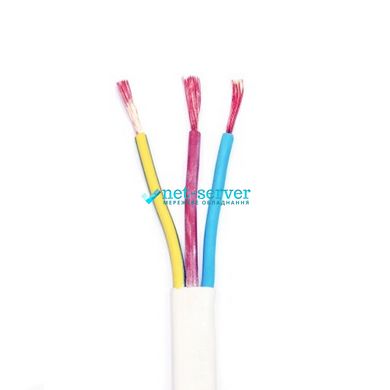 Cable ШВВП 3x1.5 mm2, copper, stranded