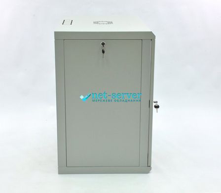Photo of Wall-mounted server cabinet 19", 15U, 773x600x600mm (H*W*D), collapsible, gray, UA-MGSWL156G &ndash; buy online with delivery across Ukraine at Net-server