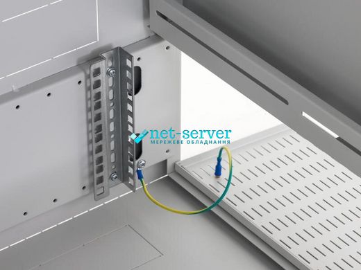 Настенный серверный шкаф 19" трехсекционная 12U + 5U, 835x900x540мм (В*Ш*Г) собран, серый, Triton RFA-12 A95-CAX-A15