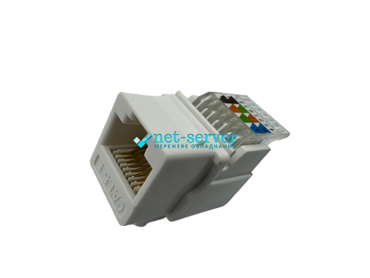 Photo of Keystone RJ-45 module, UTP, cat.5e, narrow, toolless &ndash; buy online with delivery across Ukraine at Net-server