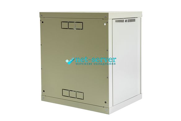 Server wall cabinet 19" 12U, 647x570x450mm (H*W*D) Wallmount Lite 1245-P-ShN