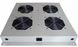 Fan block for floor cabinets Hypernet, 2 fans, gray, Hypernet DYN-FM-4F