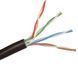 Фото Кабель вита пара зовнішня UTP cat.5e, PE, 24AWG, 305 м, чорний Kingda KDUT8013 &ndash; купити з доставкою по Україні в інтернет-магазині Net-server