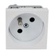 Modular socket 250V, with protective pin and studs 45x45x38 white Kopos QP 45X45 C_HB