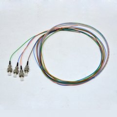 Set of colored pigtails FC/UPC, SM, 1.5m, 4 fibers PG-1.5FC(SM)(FW)E-K4