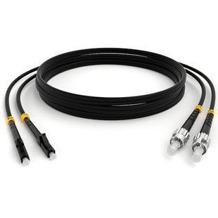 Фото Оптичний патчкорд FC/UPC-LC/UPC, ОМ2, 3м, Duplex чорний &ndash; купити з доставкою по Україні в інтернет-магазині Net-server