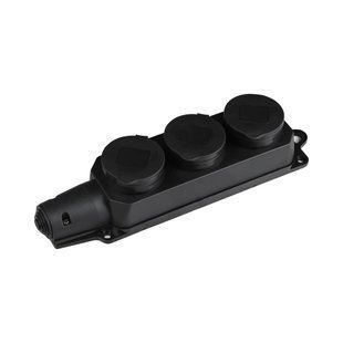 Photo of Rubber socket 16A triple HC-S33RB &ndash; buy online with delivery across Ukraine at Net-server