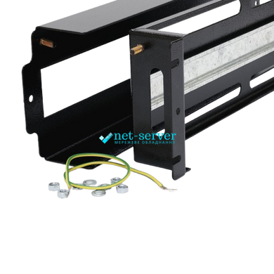 Photo of Panel 19" for 24 automatic circuit breakers 3U with DIN rail UA-ASU3UXB	 &ndash; buy online with delivery across Ukraine at Net-server