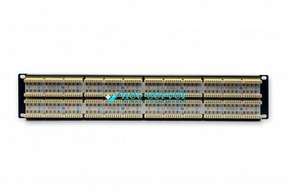 Фото Сетевая патч-панель 19", 48 портов, 2U, cat.6, UTP, EPNew 6PLH-480BK &ndash; купить с доставкой по Украине в интернет-магазине Net-server