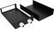 Fiber Optic Junction Box, Empty without Panel, Black UA-FOBC-B