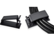 Universal cable clamp 19&times;47 mm, black wire organizer