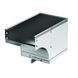 Left-hand external vertical transition bend DKC CDSS 90&deg; base 100 mm, height 80 mm, Sendzimir hot-dip galvanized
