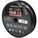 HDMI 2.0 patch cord, 100m, 4K (UHD) with signal transmission via optical cable (AOC) L&W ELECTRONICAL LW-HA-100