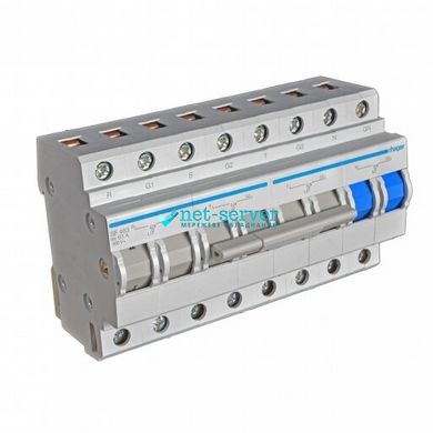 Modular switch for 400V/63A supply bushings Hager SF463