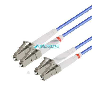 Optical patch cord ST/UPC-LC/UPC, OM4, 1m, Duplex