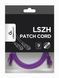 Copper patch cord S/FTP Cat.6A 0.25 m, molded 50u plug with latch, LSZH, фіолетовий &mdash; Cablexpert pp6a-lszhcu-v-10m