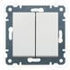 Photo of Switch 2-key Lumina, white, 10АХ/230В Hager WL0040 &ndash; buy online with delivery across Ukraine at Net-server