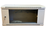 Wall-mounted cabinet 15U, 19, 600x450 (W*D), knockdown, Hypernet WMNC-15U-FLAT