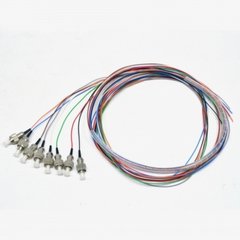 Set of colored pigtails FC/UPC, SM, 1.5m, 8 fibers PG-1.5FC(SM)(FW)E-K8
