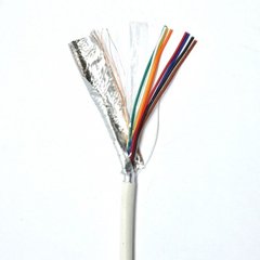 Alarm cable 10x0.22, copper, stranded, with shield, 100 m. ALARM10