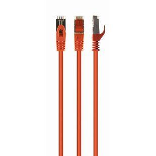 Фото Патч-корд мережевий S/STP Cat 6а Cablexpert PP6A-LSZHCU-O-10M, 10 м, помаранчевий, RJ45-RJ45, литий, 50u &ndash; купити з доставкою по Україні в інтернет-магазині Net-server