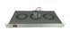 Fan shelf 19" 1U, 3 fans, 220V with thermostat DYN-FS-3F-T