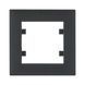 Photo of Frame 1 post, Lumina-Intens, black Hager WL5513 &ndash; buy online with delivery across Ukraine at Net-server