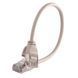 Патч-корд 0.2м, U/FTP, cat.6А, RJ45, мідь, сірий, L&W ELECTRONICAL LW-PC0052-C6A-020-8L