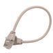 Патч-корд 0.2м, U/FTP, cat.6А, RJ45, мідь, сірий, L&W ELECTRONICAL LW-PC0052-C6A-020-8L