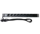 Photo of Surge filter 19&rdquo; for 9 sockets cord 1.8m aluminum WT-2261A-GER-9WAY &ndash; buy online with delivery across Ukraine at Net-server