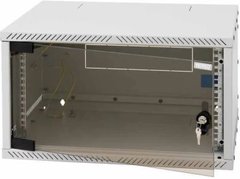 Настінна серверна шафа 19" односекційна 4U, 280x600x400мм (В*Ш*Г) розбірний, сіра, Triton RXA-04-AS4-CAX-A1