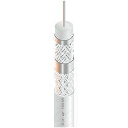 Фото Коаксиальный кабель RG6U CCS 48W (белый) 75 Ом 305м Dialan &ndash; купить с доставкой по Украине в интернет-магазине Net-server