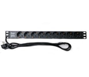 Photo of Surge filter 19&rdquo; for 9 sockets cord 1.8m aluminum WT-2261A-GER-9WAY &ndash; buy online with delivery across Ukraine at Net-server