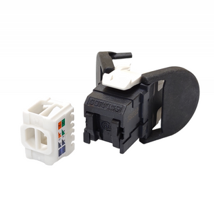 Фото Модуль Keystone RJ45 UTP Cat.6A Corning XF500006390 &ndash; купить с доставкой по Украине в интернет-магазине Net-server